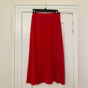 Aritzia Barbaton pleated midi skirt size small